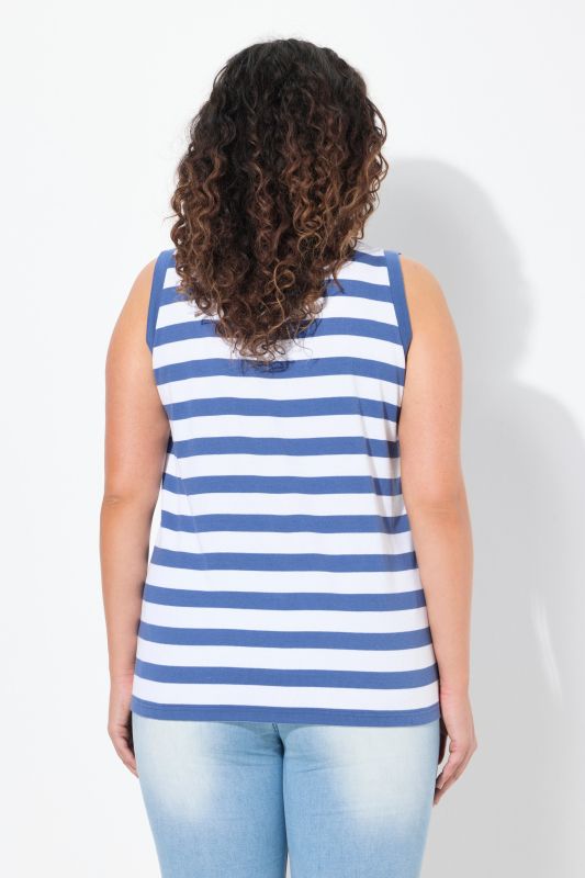 Striped Ribbed Tank
