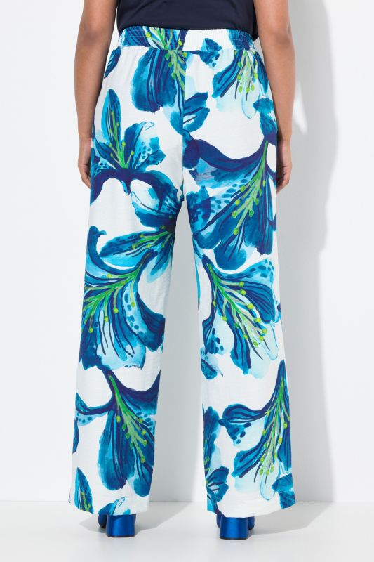 Elastic Waist Iris Pants