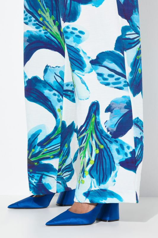Elastic Waist Iris Pants