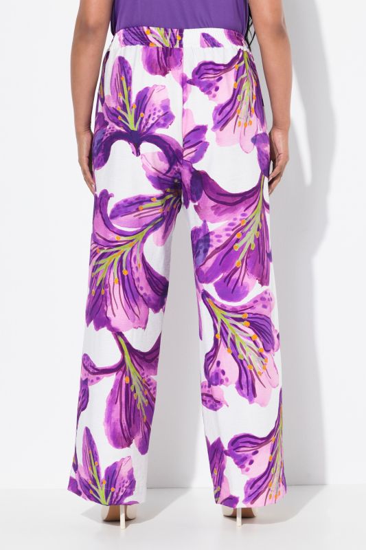 Elastic Waist Iris Pants