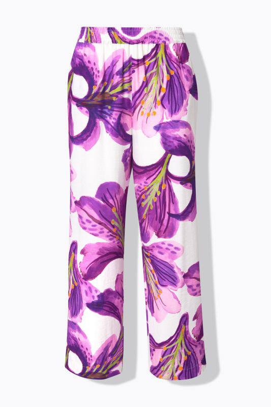 Elastic Waist Iris Pants