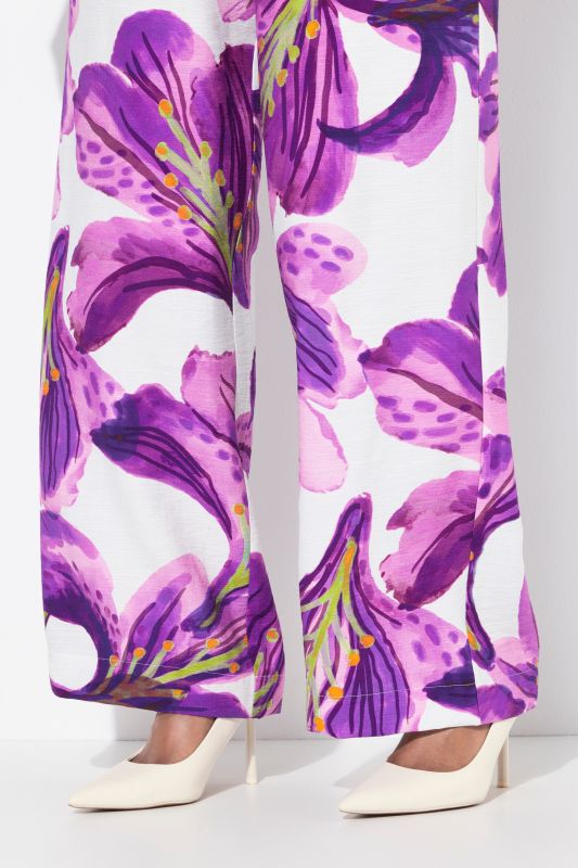 Elastic Waist Iris Pants