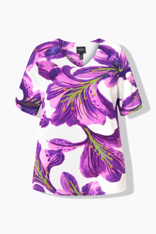 Iris Short Sleeve V-Neck Tee