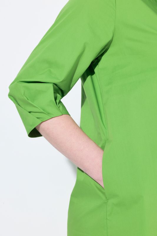 Paper Touch 3/4 Sleeve Collared Dress