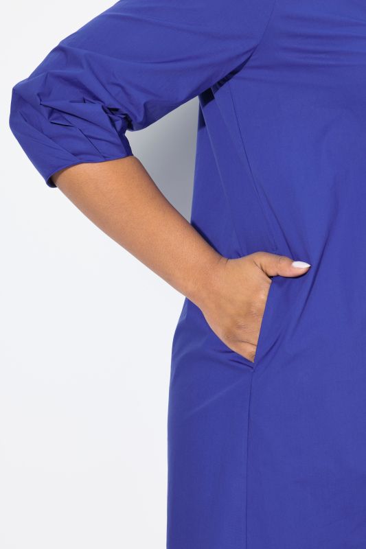 Paper Touch 3/4 Sleeve Collared Dress