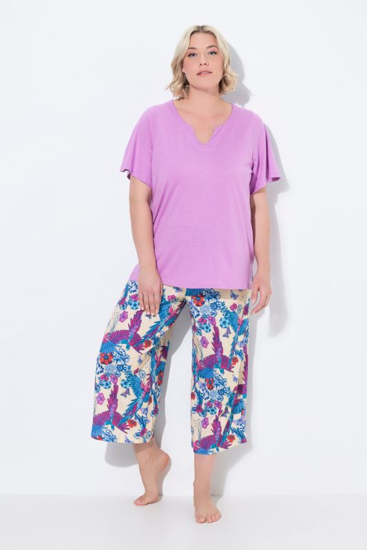 Bird Of Paradise Two Piece Pajama Set