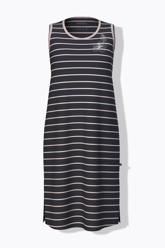 Sleeveless Striped Nightgown