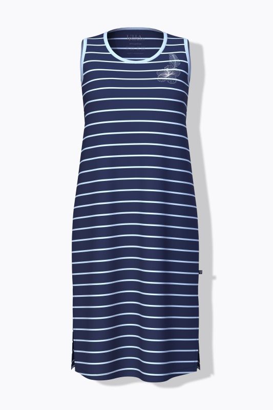 Sleeveless Striped Nightgown