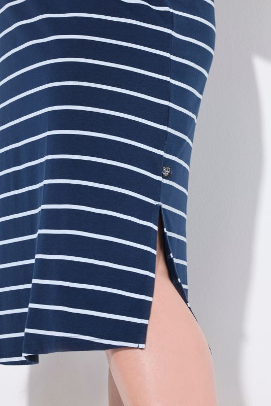 Sleeveless Striped Nightgown