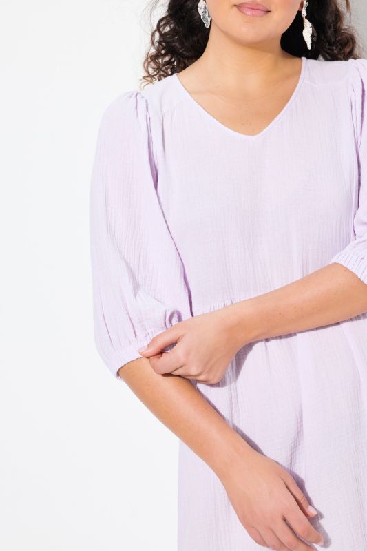 Tonal Leopard Print 3/4 Sleeve Midi Dress