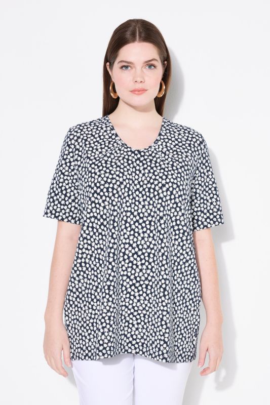 Calico Floral Short Sleeve Tee