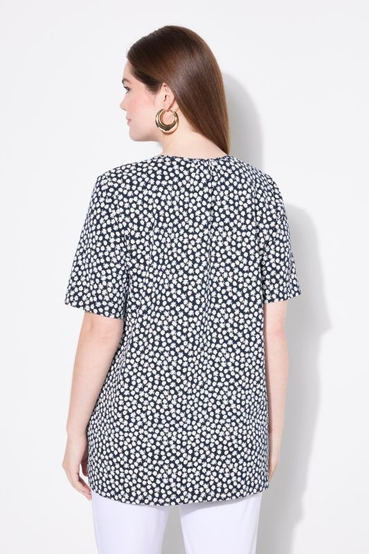 Calico Floral Short Sleeve Tee