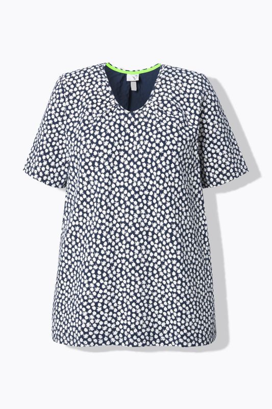 Calico Floral Short Sleeve Tee