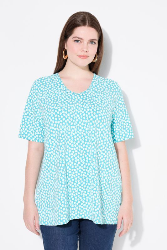 Calico Floral Short Sleeve Tee