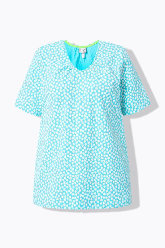 Calico Floral Short Sleeve Tee