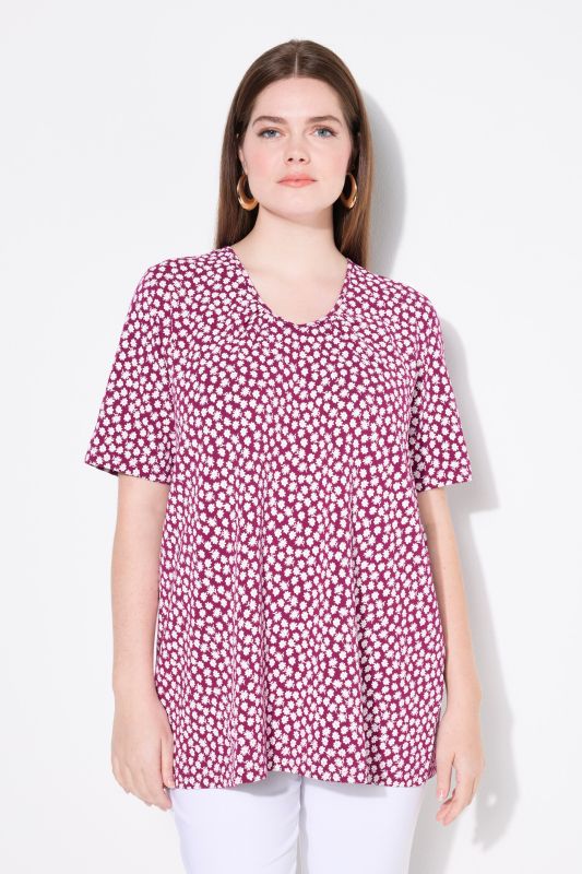 Calico Floral Short Sleeve Tee