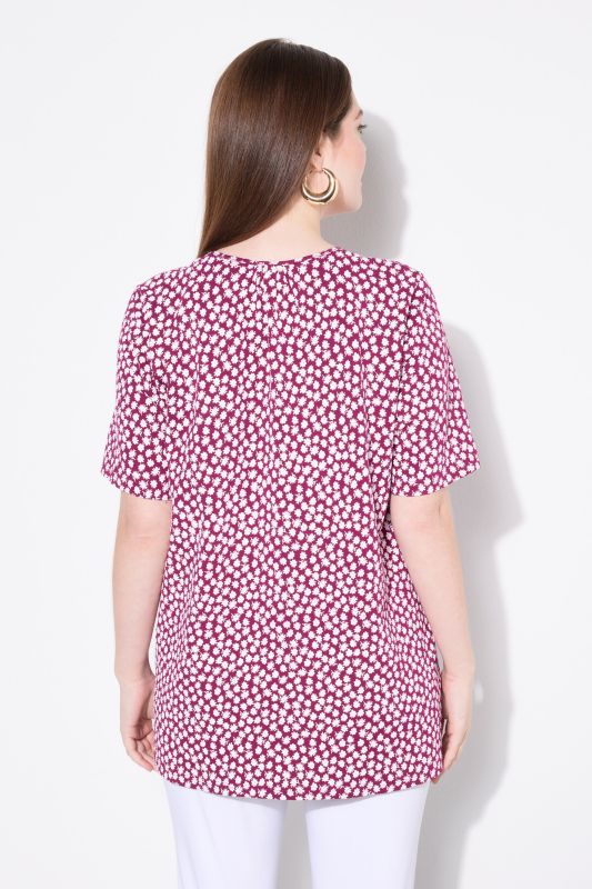 Calico Floral Short Sleeve Tee