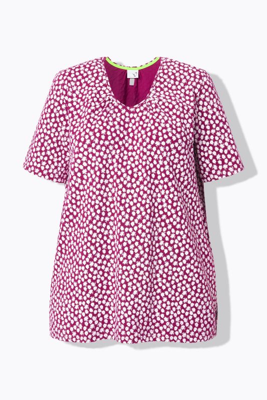 Calico Floral Short Sleeve Tee