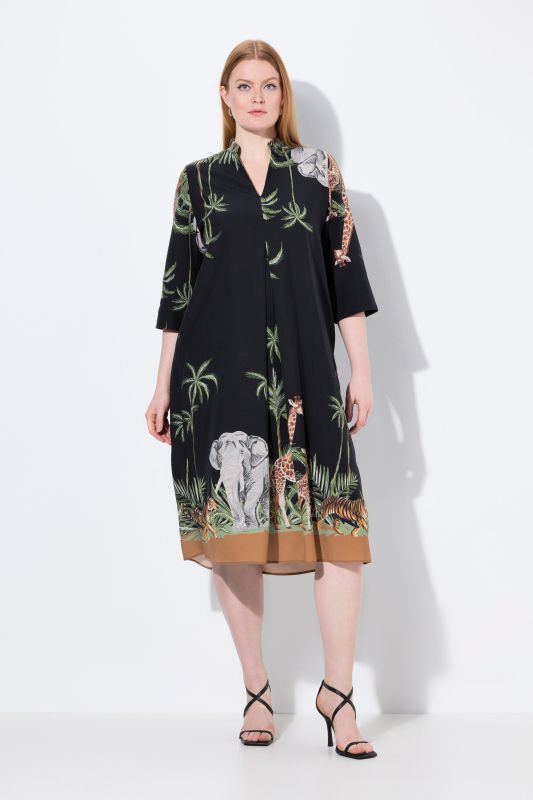 Safare Print A-Line Dress