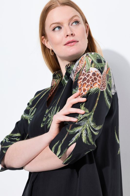 Safare Print A-Line Dress