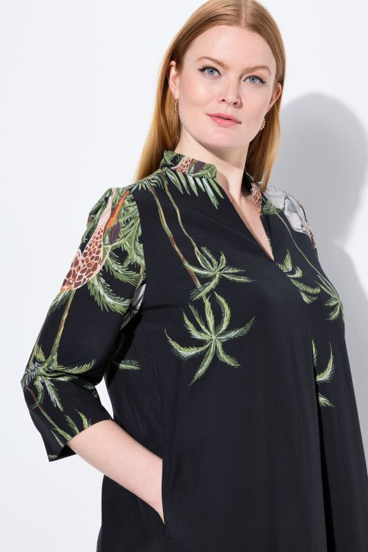 Safare Print A-Line Dress