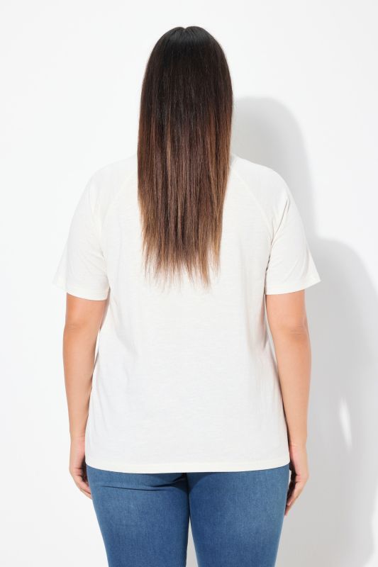 Embroidered Sunrise Lettering Tee