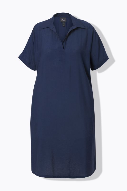 Hammer Textured Short Sleeve Polo Dress