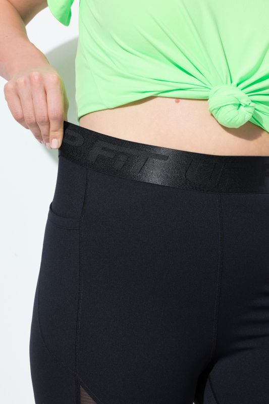 Mesh Panel Quick Drying Performance Leggings