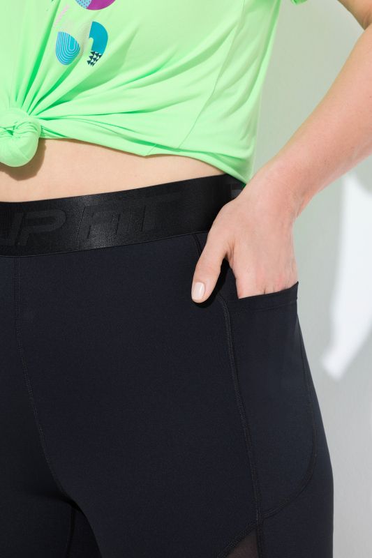Mesh Panel Quick Drying Performance Leggings