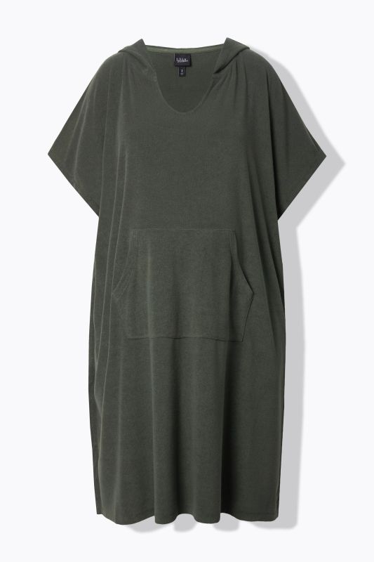 Maternity Terry Cloth Hooded Poncho