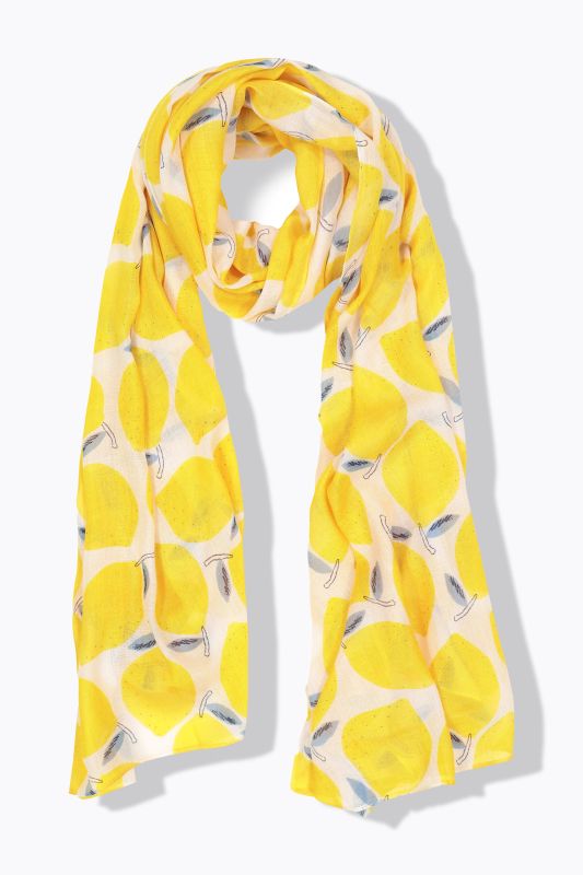 Lemon Print Scarf