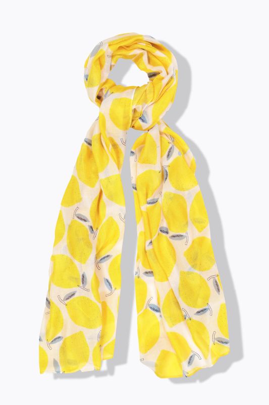 Lemon Print Scarf