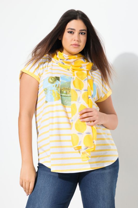 Lemon Print Scarf