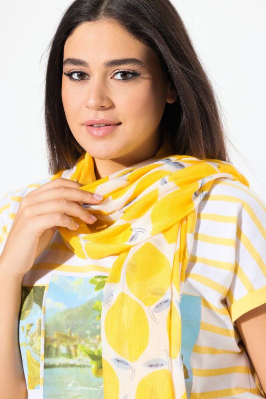 Lemon Print Scarf