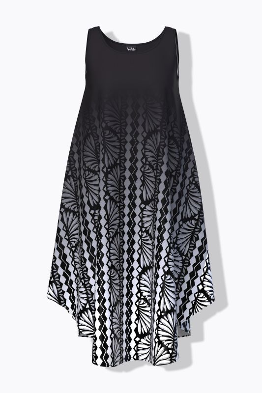 Ammonite Gradient Sleeveless A-Line Dress