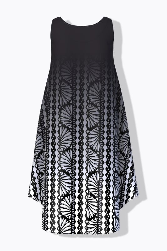 Ammonite Gradient Sleeveless A-Line Dress
