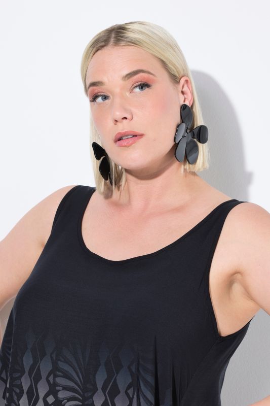 Ammonite Gradient Sleeveless A-Line Dress