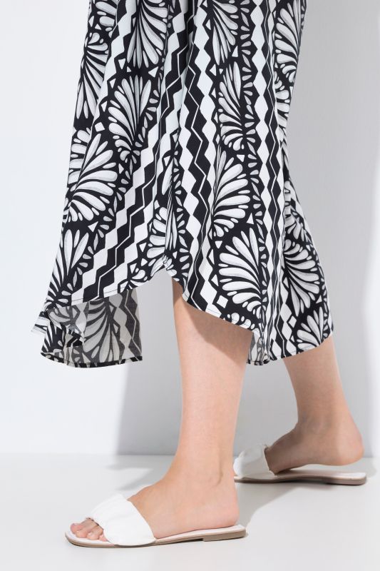 Ammonite Gradient Sleeveless A-Line Dress