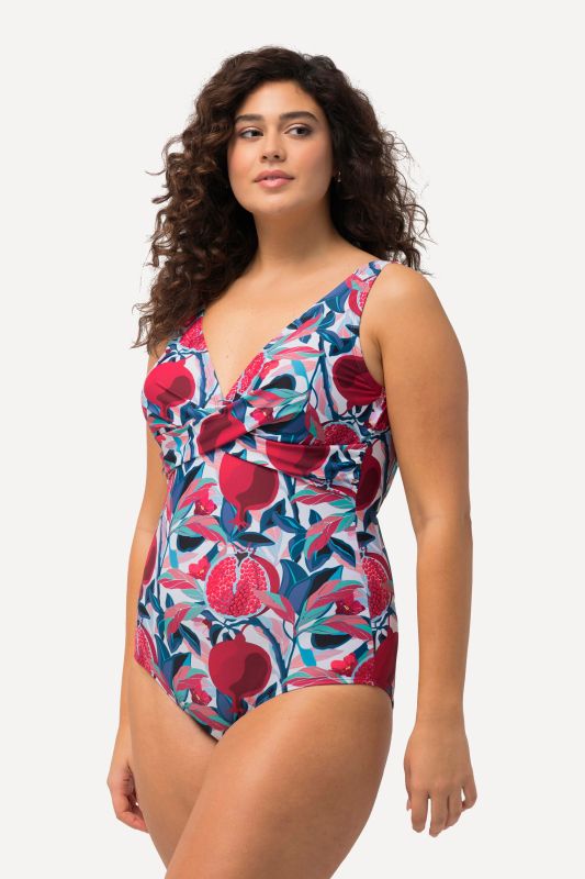 Pomegranate Print Swimsuit