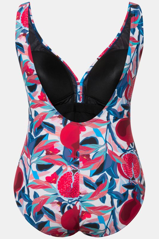 Pomegranate Print Swimsuit