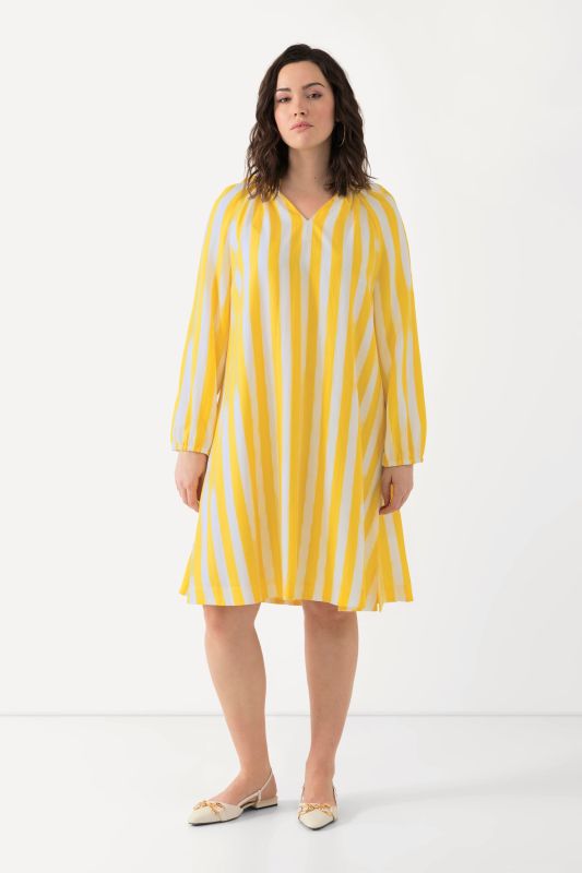 Striped Long Sleeve Dress