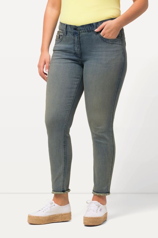 Fringed Hem Sarah Jeans