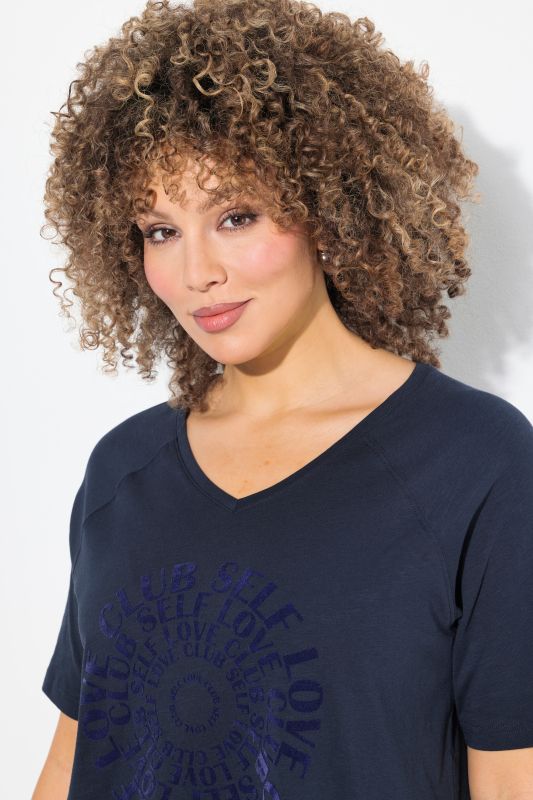 Self Love Club Flocked Lettering Tee