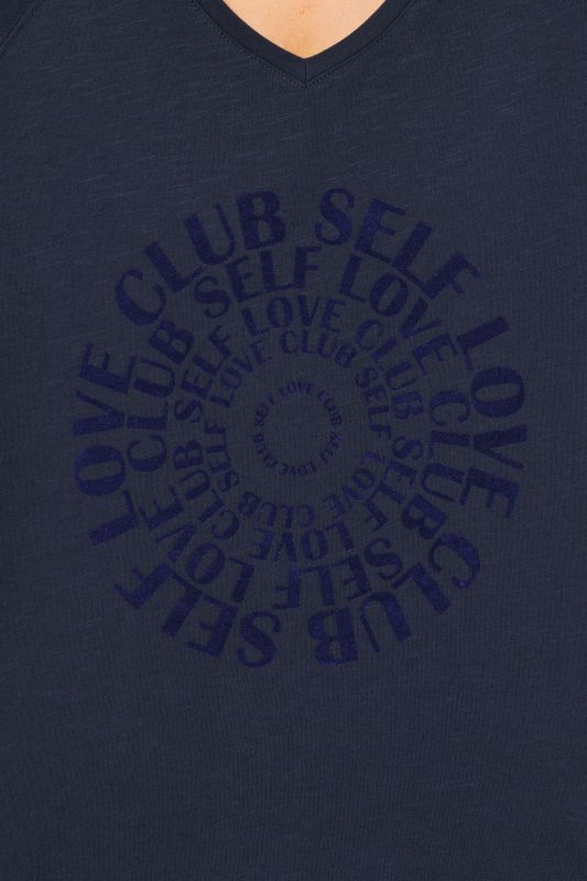 Self Love Club Flocked Lettering Tee