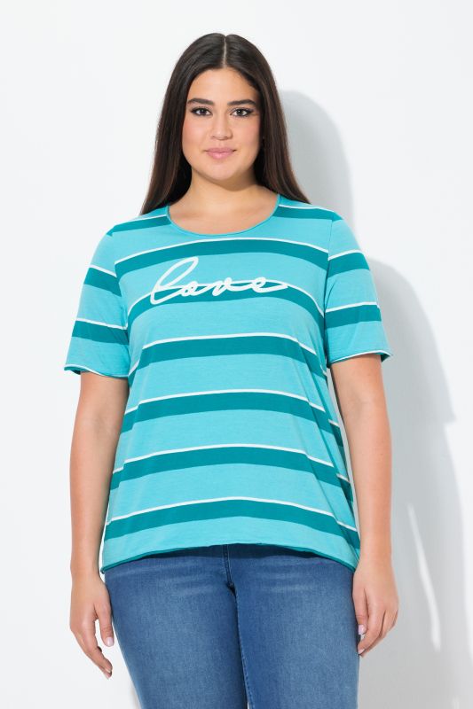 Love Embroidered Short Sleeve Tee