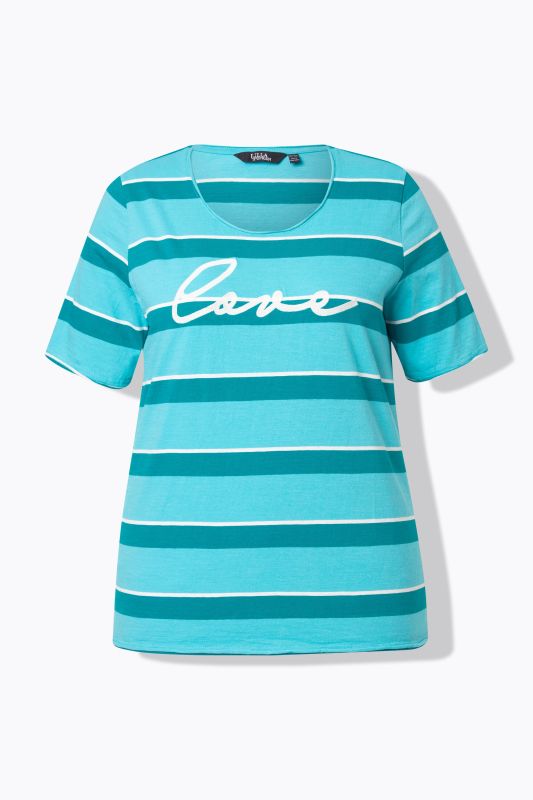 Love Embroidered Short Sleeve Tee