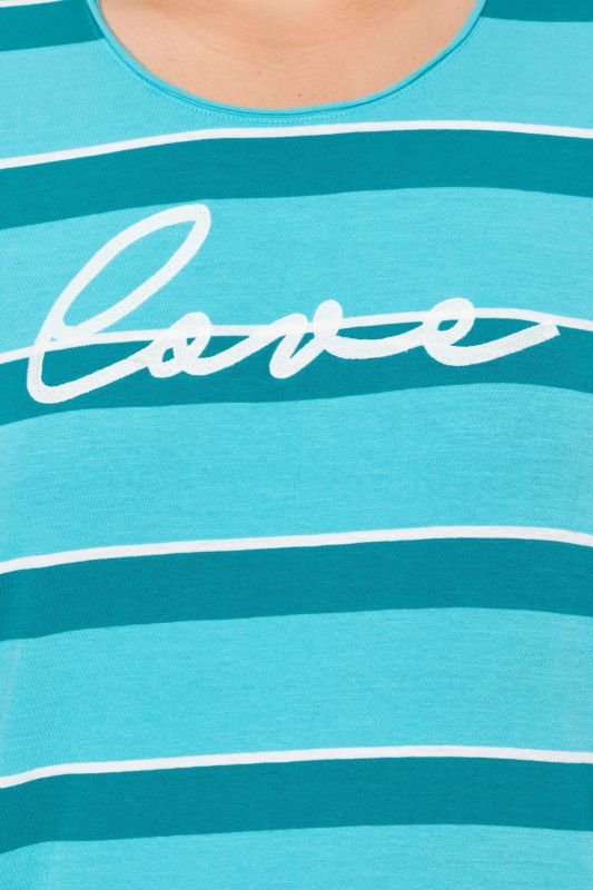 Love Embroidered Short Sleeve Tee