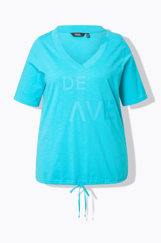 Ride The Wave Short Sleeve V-Neck Graphic Tee