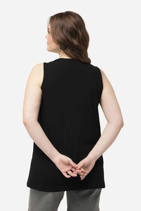 Essential V-Neck Stretch Cotton Tank