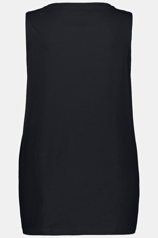 Essential V-Neck Stretch Cotton Tank